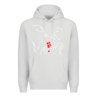Dove Grey beauty the beast love Premium Hoodie - linhVisuals