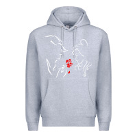 Heather Grey beauty the beast love Premium Hoodie - linhVisuals