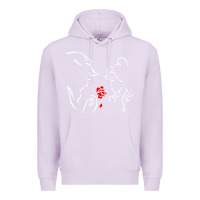 Lilac beauty the beast love Premium Hoodie - linhVisuals