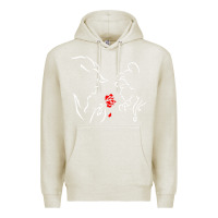 Oatmeal Heather beauty the beast love Premium Hoodie - linhVisuals