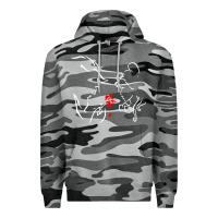 Slate Camo beauty the beast love Premium Hoodie - linhVisuals