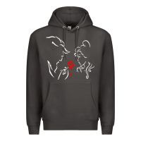 Smoke beauty the beast love Premium Hoodie - linhVisuals