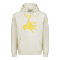 Oatmeal Heather Midnight Oil colour Premium Hoodie - linhVisuals
