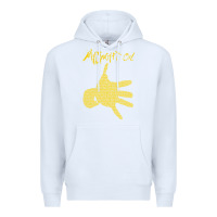 White Midnight Oil colour Premium Hoodie - linhVisuals