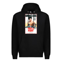 Black fist of fury by bruce Premium Hoodie - linhVisuals