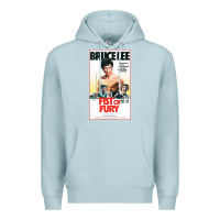 Blue Mist fist of fury by bruce Premium Hoodie - linhVisuals