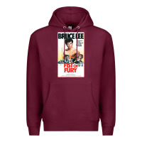 Burgundy fist of fury by bruce Premium Hoodie - linhVisuals