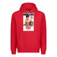 Red fist of fury by bruce Premium Hoodie - linhVisuals