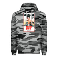 Slate Camo fist of fury by bruce Premium Hoodie - linhVisuals