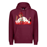 Burgundy ll cool j Premium Hoodie - linhVisuals