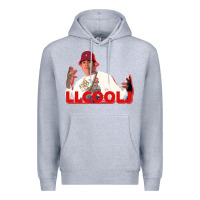 Heather Grey ll cool j Premium Hoodie - linhVisuals