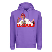 Purple ll cool j Premium Hoodie - linhVisuals