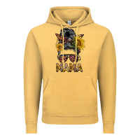 Mess Bun Mama Sunflowers Vintage Hoodie | Teevron