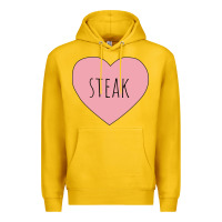 Lemon i heart steak Premium Hoodie - linhVisuals