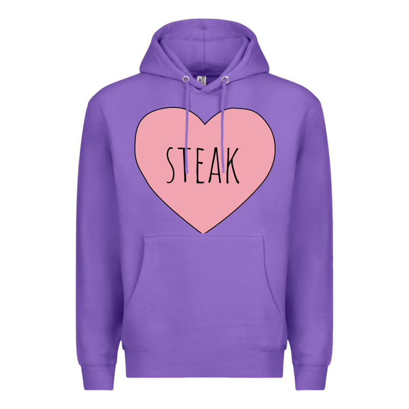 I Heart Steak Premium Hoodie by linhVisuals | Teevron