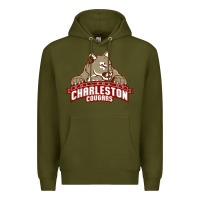 Army Green charleston cougars Premium Hoodie - linhVisuals