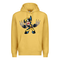 Antique Gold wolverine Premium Hoodie - linhVisuals