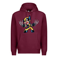 Burgundy wolverine Premium Hoodie - linhVisuals