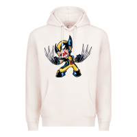 Pale Pink wolverine Premium Hoodie - linhVisuals