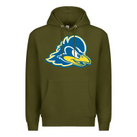 Army Green delaware blue hens Premium Hoodie - linhVisuals