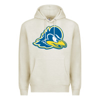 Oatmeal Heather delaware blue hens Premium Hoodie - linhVisuals