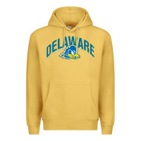 Antique Gold delaware blue hens Premium Hoodie - linhVisuals