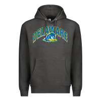 Charcoal Heather delaware blue hens Premium Hoodie - linhVisuals