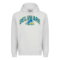 Dove Grey delaware blue hens Premium Hoodie - linhVisuals