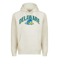 Oatmeal Heather delaware blue hens Premium Hoodie - linhVisuals