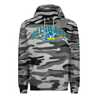 Slate Camo delaware blue hens Premium Hoodie - linhVisuals