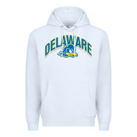 White delaware blue hens Premium Hoodie - linhVisuals