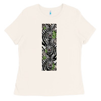 Bone zebra Ladies Tee - LillyAllenDesigns