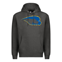 Charcoal Heather hofstra pride Premium Hoodie - linhVisuals