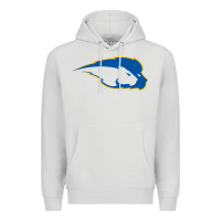Dove Grey hofstra pride Premium Hoodie - linhVisuals
