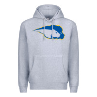 Heather Grey hofstra pride Premium Hoodie - linhVisuals