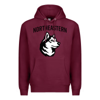Burgundy northeastern huskies Premium Hoodie - linhVisuals