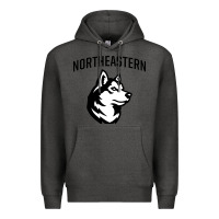 Charcoal Heather northeastern huskies Premium Hoodie - linhVisuals