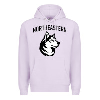 Lilac northeastern huskies Premium Hoodie - linhVisuals