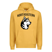 Mustard northeastern huskies Premium Hoodie - linhVisuals