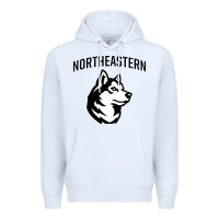 White northeastern huskies Premium Hoodie - linhVisuals