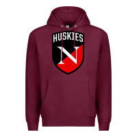 Burgundy northeastern huskies Premium Hoodie - linhVisuals