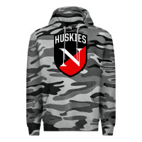 Slate Camo northeastern huskies Premium Hoodie - linhVisuals