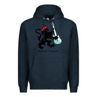 Navy richard thompson (fairport convention) Premium Hoodie - linhVisuals