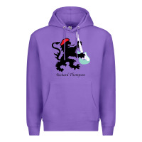 Purple richard thompson (fairport convention) Premium Hoodie - linhVisuals