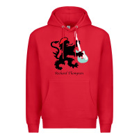 Red richard thompson (fairport convention) Premium Hoodie - linhVisuals