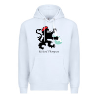 White richard thompson (fairport convention) Premium Hoodie - linhVisuals