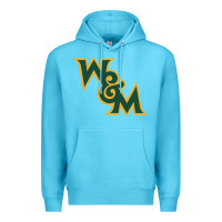 Ocean Blue william & mary tribe Premium Hoodie - linhVisuals