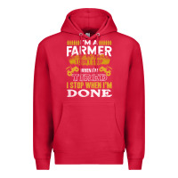 Cardinal farmer Premium Hoodie - linhVisuals