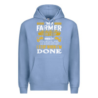 Colony Blue farmer Premium Hoodie - linhVisuals