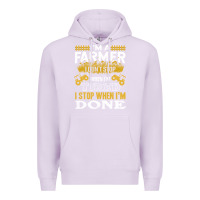 Lilac farmer Premium Hoodie - linhVisuals